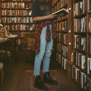 Free People Blossom Rigid High Rise Jeans